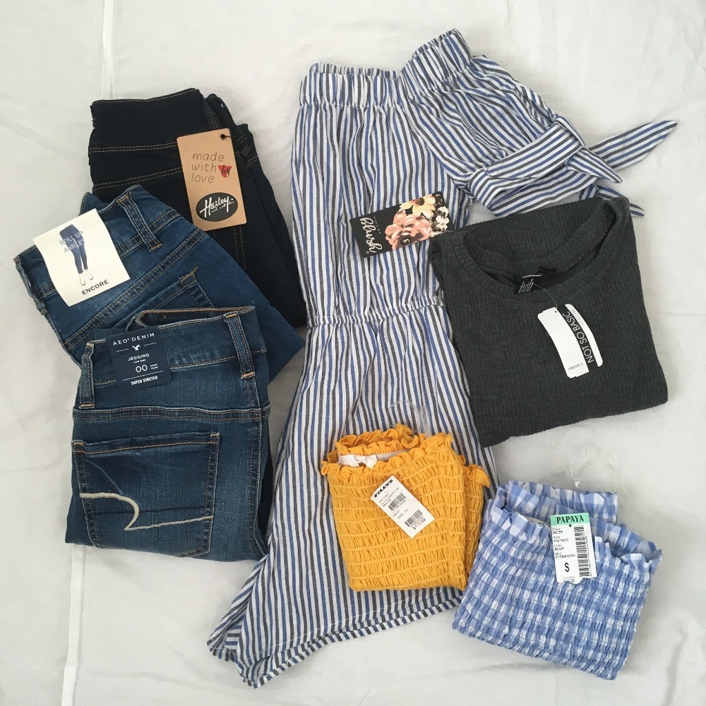 NWT! Trendy Clothing Lot Haul | Tops, Bottoms